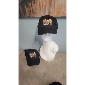 Black Trucker Hat Bald Eagle Southern Pride Biker Cap Mesh Back New